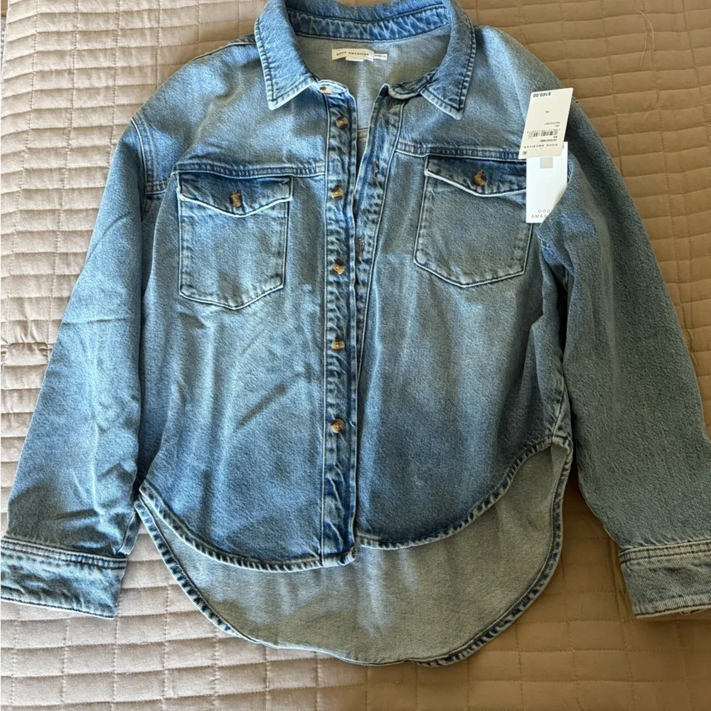 Good American Denim Structured Shirt - Picture 2 of 5